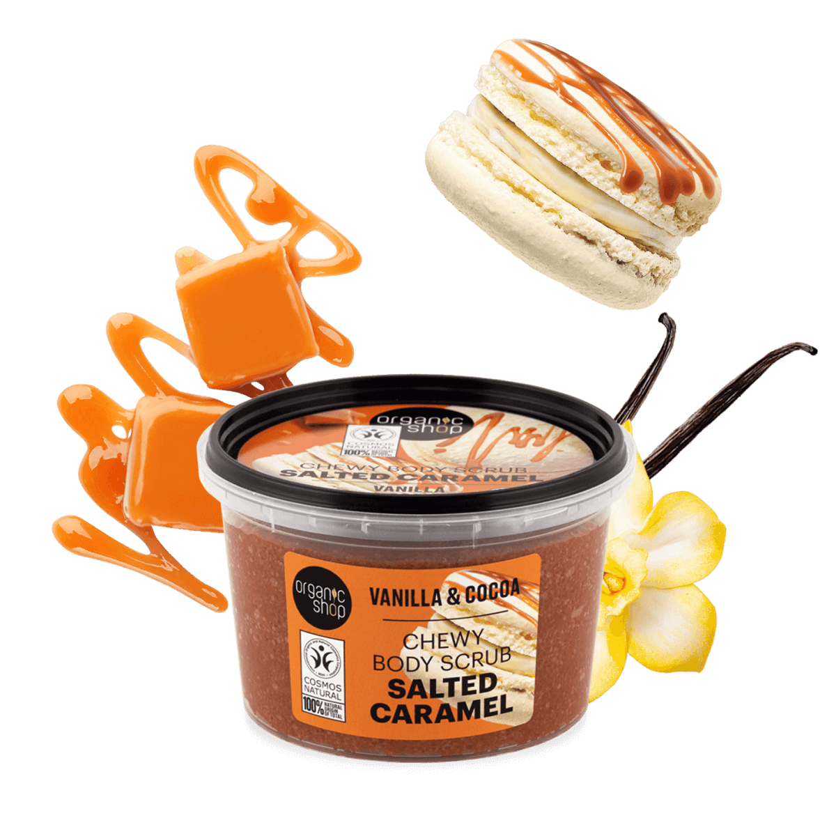 "Salted Caramel" testradír vaníliával és kakaóval - 2. kép
