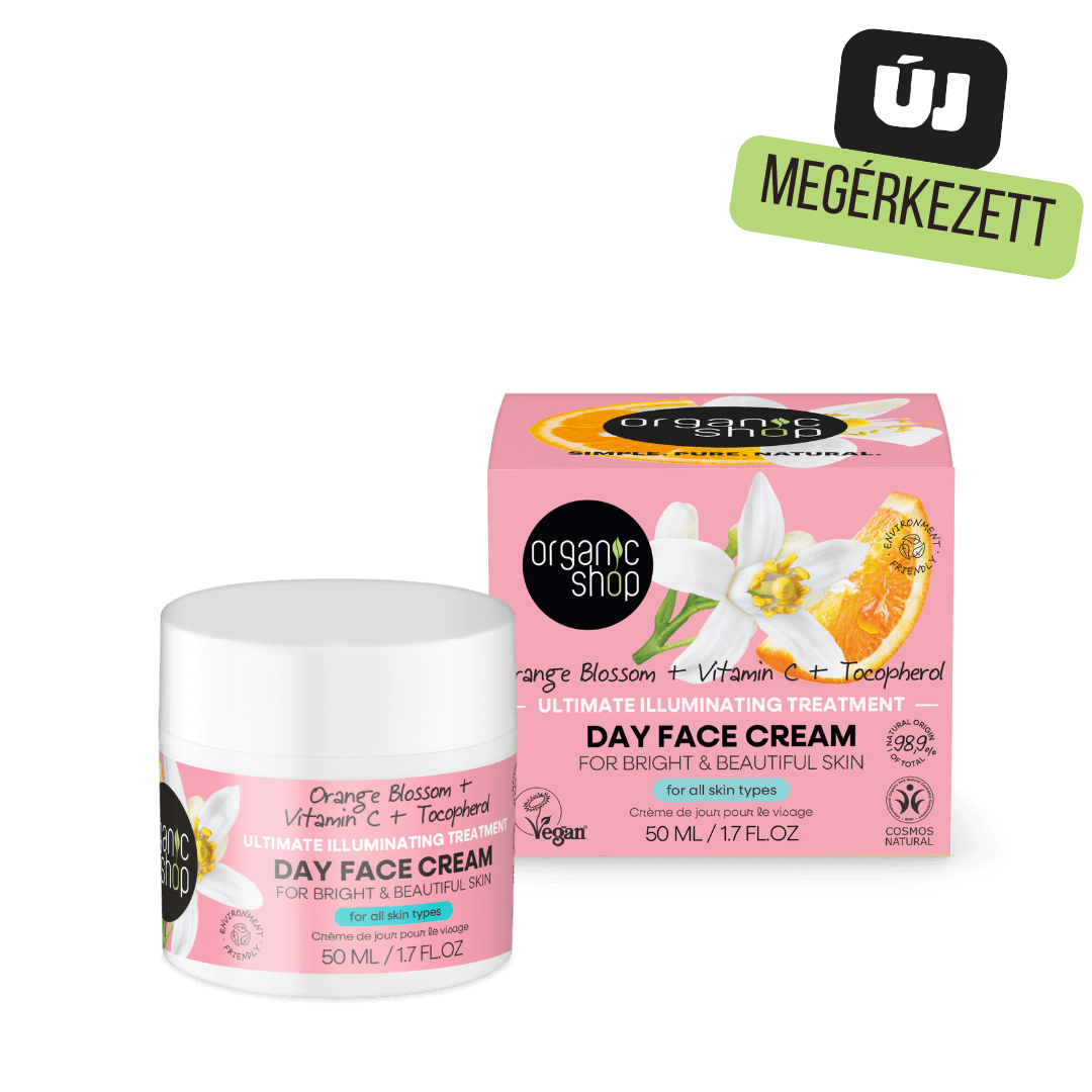 Nappali arckrém narancsvirággal C-vitaminnal és tokoferollal