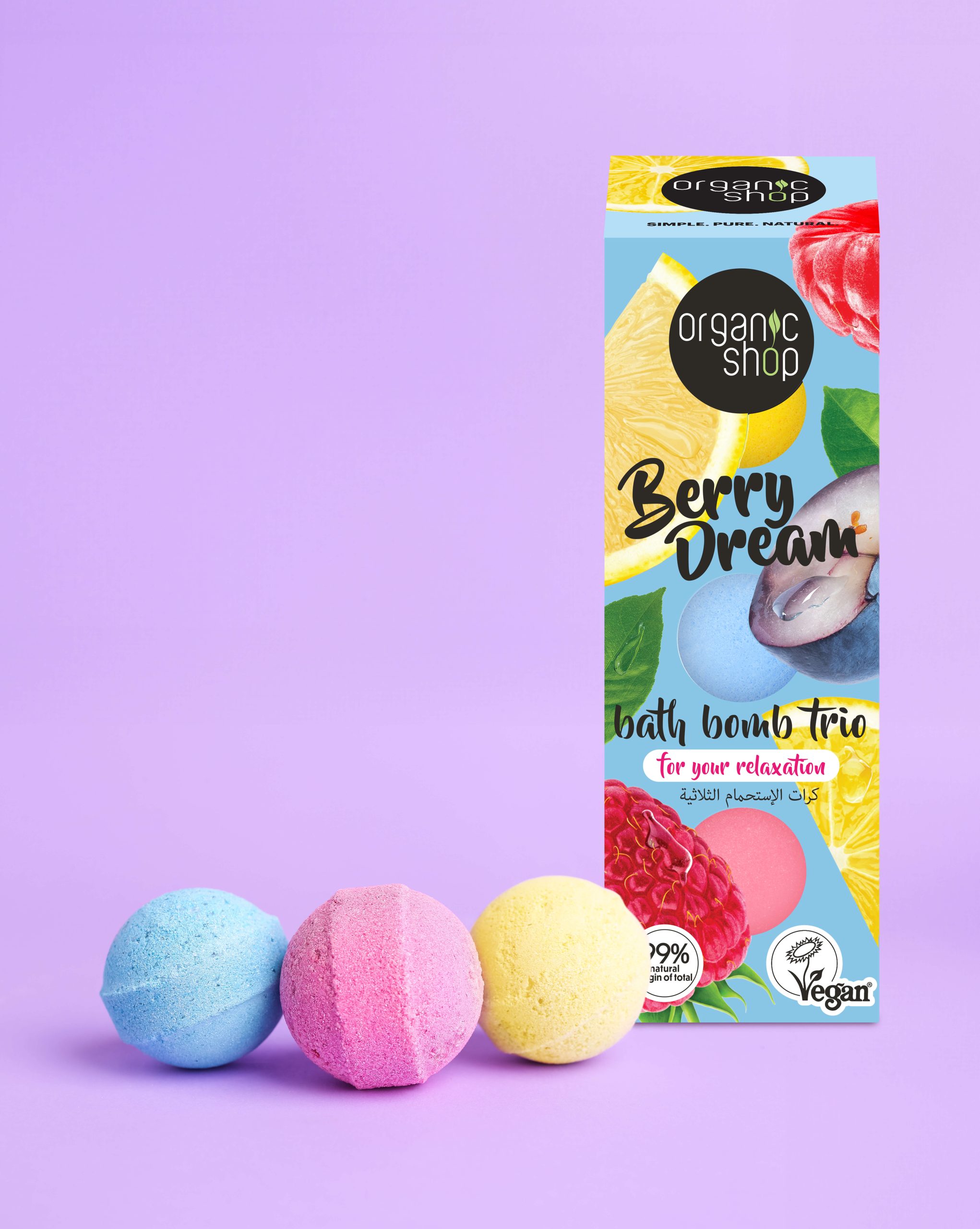 “Berry Dream” fürdőbomba trió - 2. kép