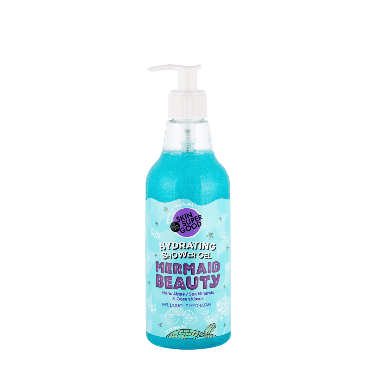 Skin Super Good Hidratáló tusfürdő gél „Mermaid Beauty”