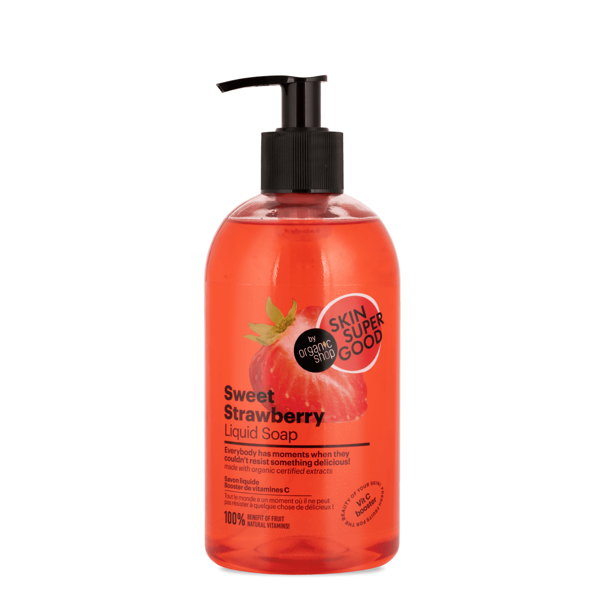 Skin Super Good „Sweet Strawberry” folyékony szappan 500ml