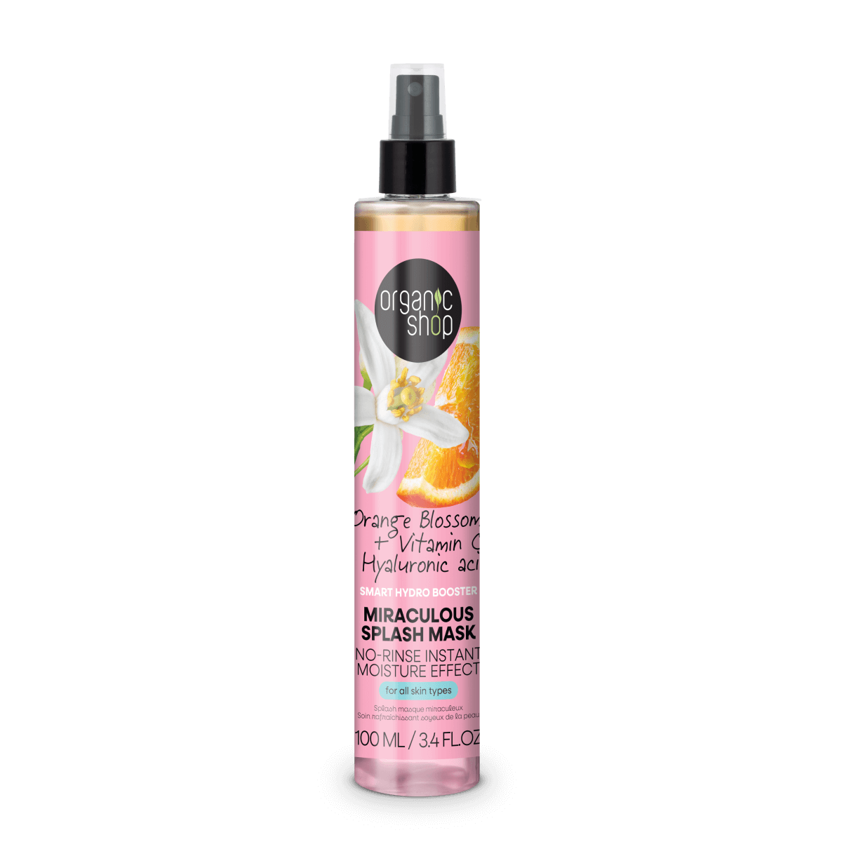 “Miraculous Splash Mask” narancsvirággal C-vitaminnal és hialuronsavval